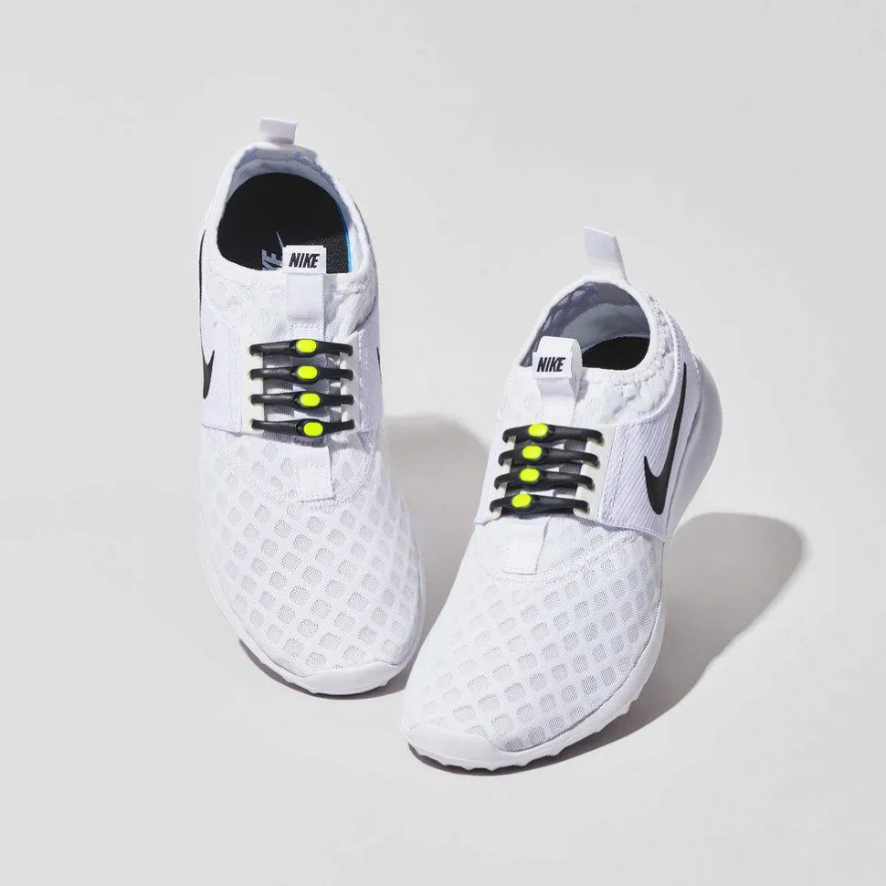 Hickies No Tie Laces 2.0 Black/neon Yellow
