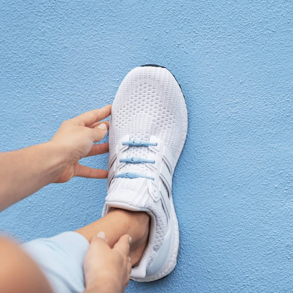 Hickies No Tie Laces 2.0 Blue Mist