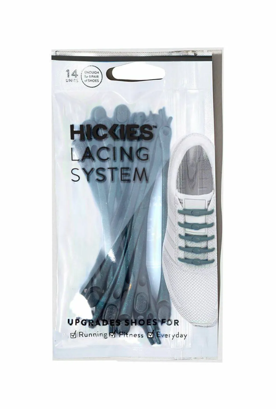 Hickies No Tie Laces 2.0 Midnight Green