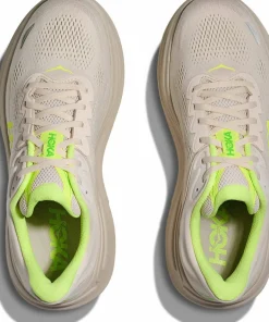 Hoka Men's Bondi 9 Grout/Neon Yuzu
