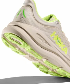 Hoka Men's Bondi 9 Grout/Neon Yuzu