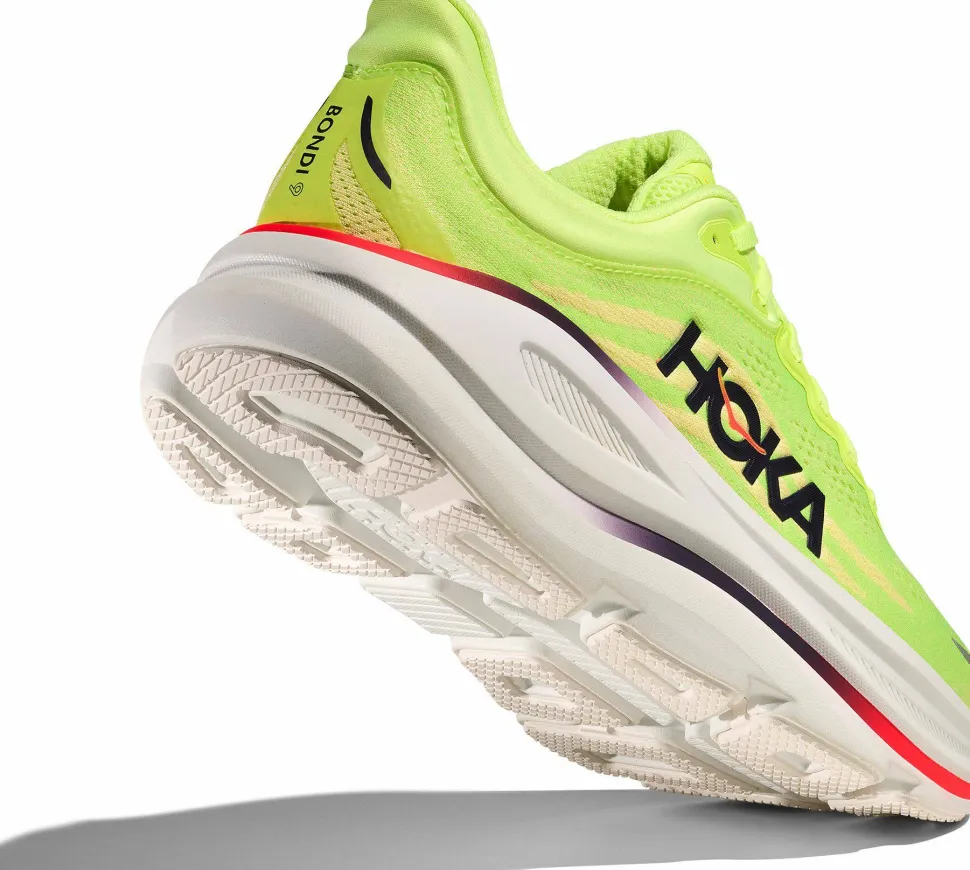 Hoka Men's Bondi 9 Neon Yuzu/Sunlight