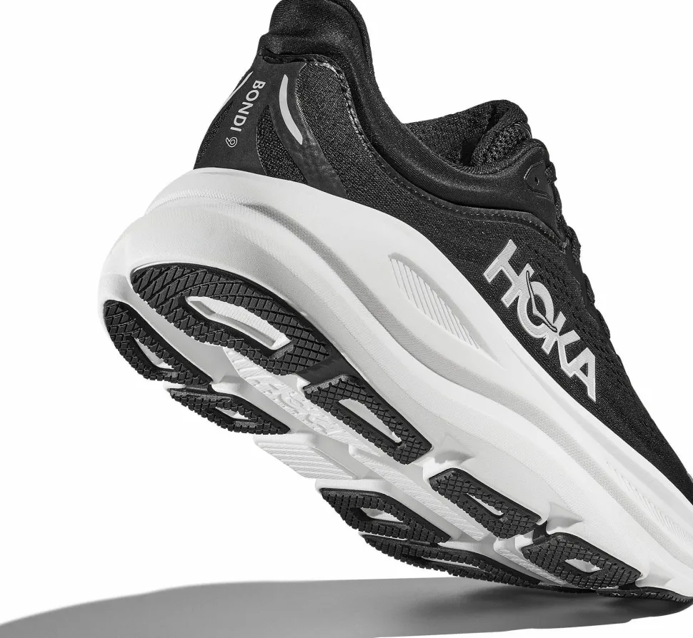 Hoka Men's Bondi 9 Wide Black/White