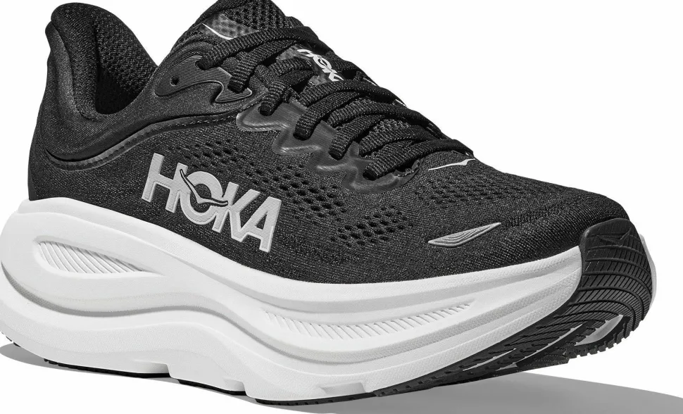 Hoka Men's Bondi 9 Wide Black/White