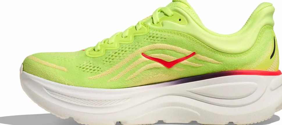 Hoka Men's Bondi 9 Wide Neon Yuzu/Sunlight