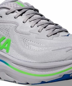 Hoka Men's Clifton 10 Ash Grey / Neon Green