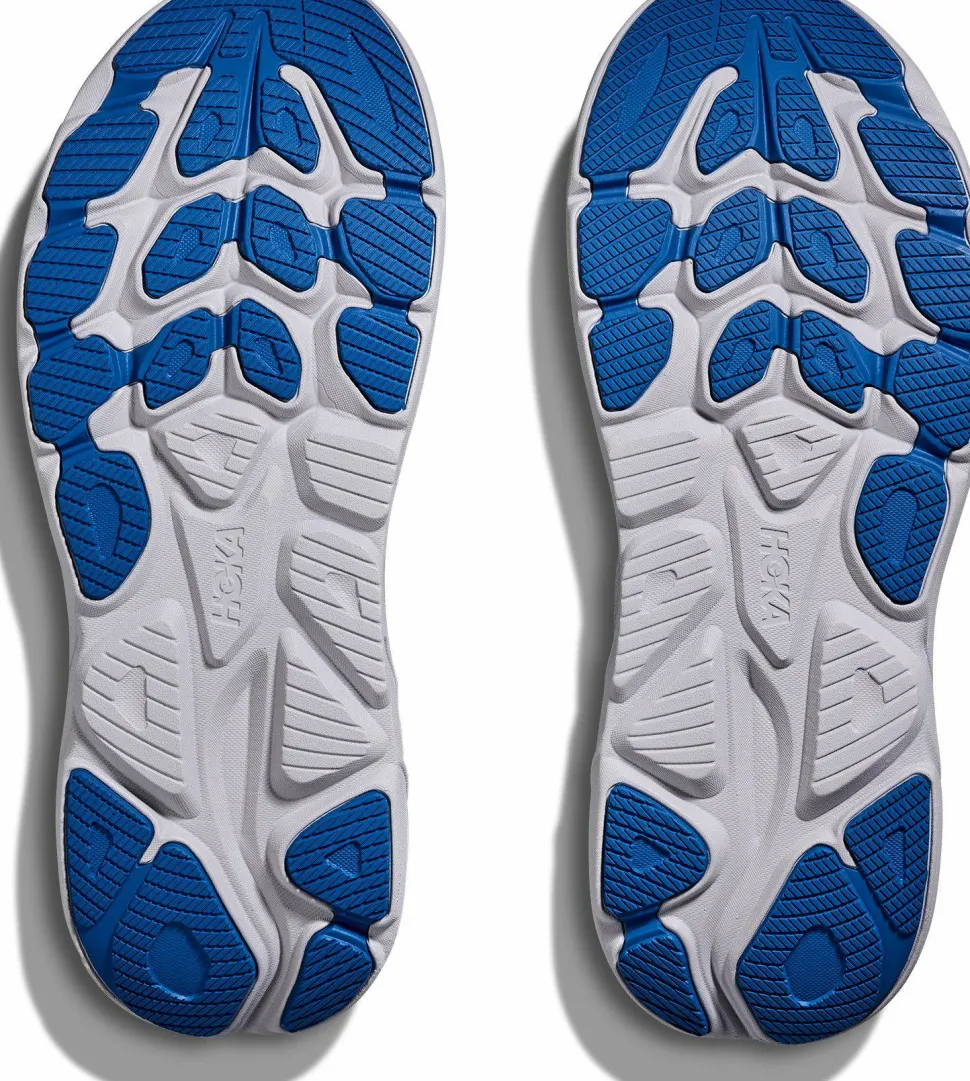 Hoka Men's Clifton 10 Ash Grey / Neon Green