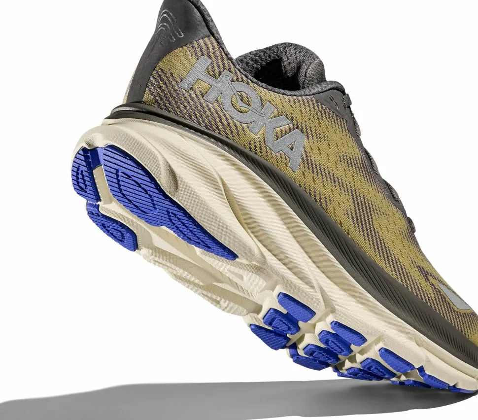 Hoka Men's Clifton 9 GORE-TEX Gravel/Eggshell