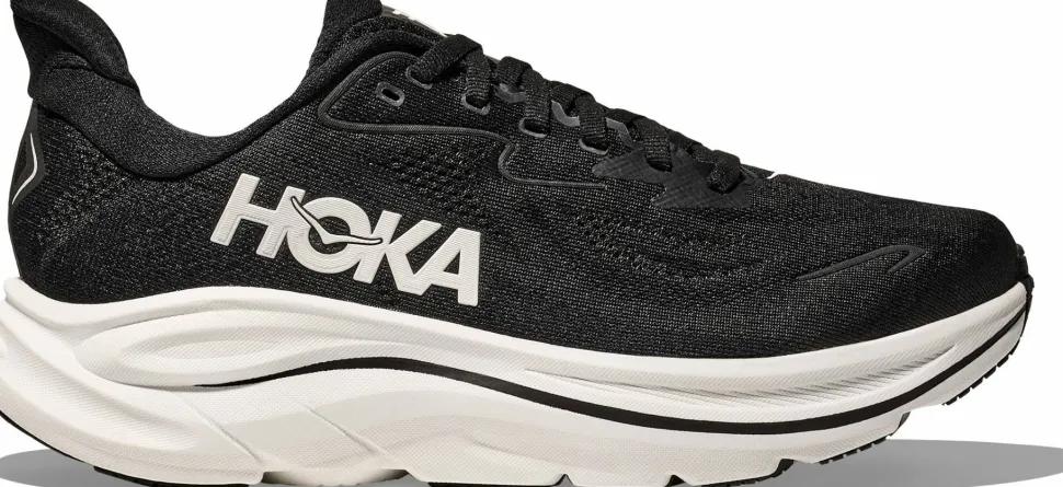 Hoka Men's Clifton 10 Wide Black/White