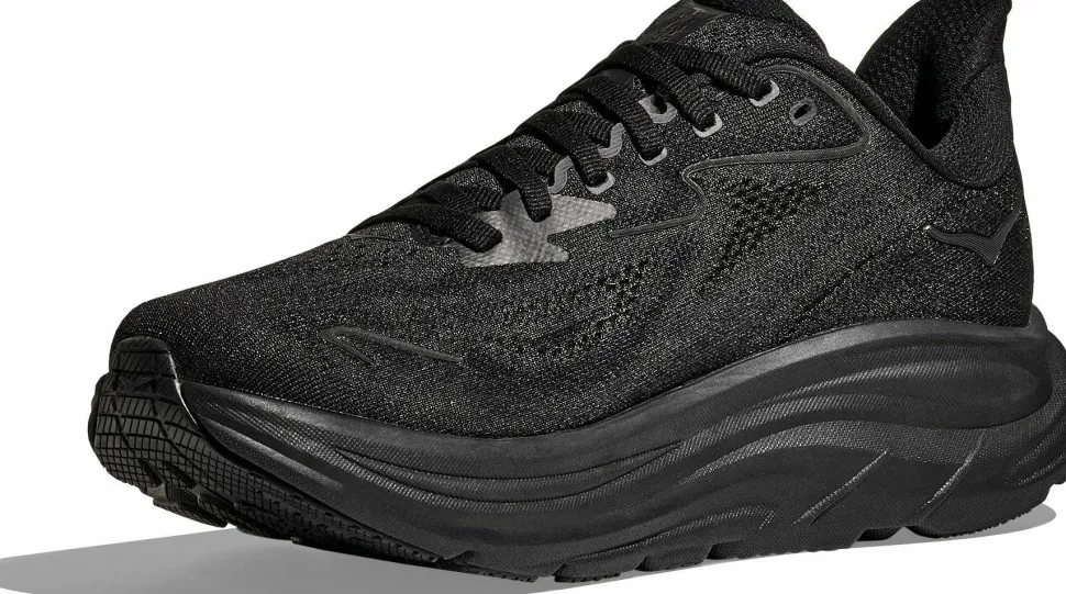 Hoka Men's Clifton 10 Wide Black/Black