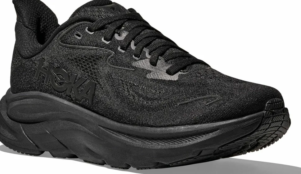 Hoka Men's Clifton 10 Wide Black/Black