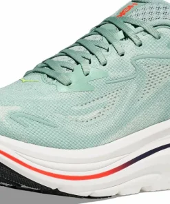 Hoka Men's Clifton 10 Wide Sage/Neon Flame