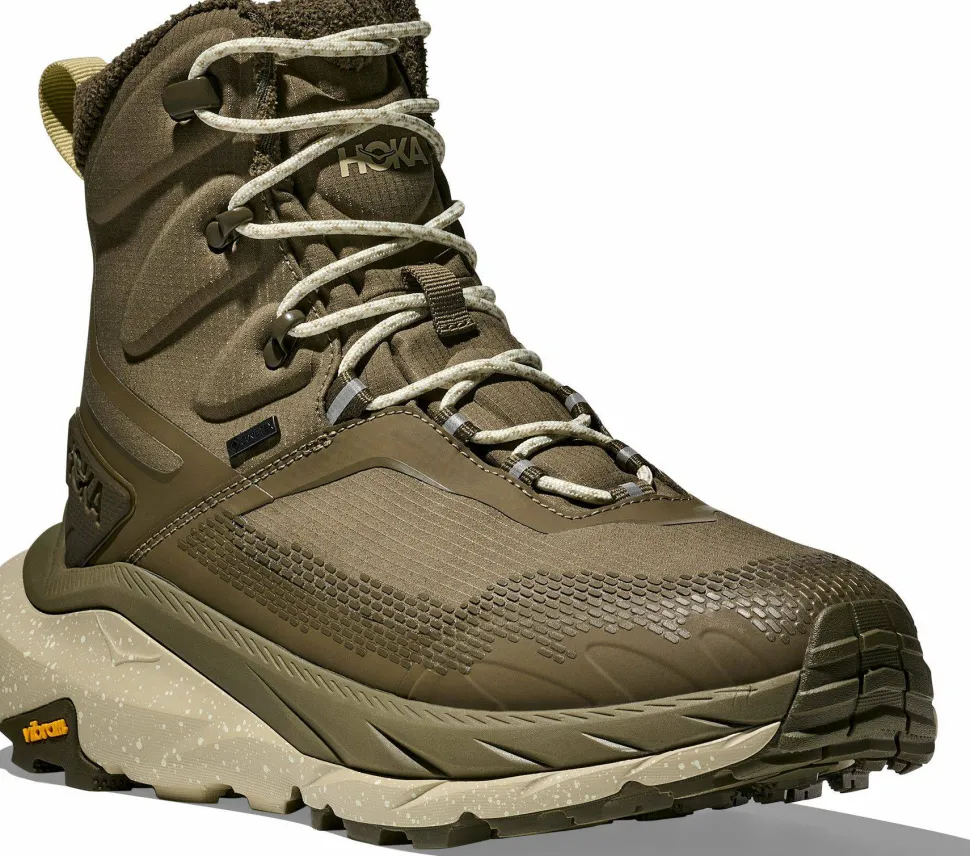 Hoka Men's Kaha 2 Frost GORE-TEX Antique Olive/Oyster Mushroom