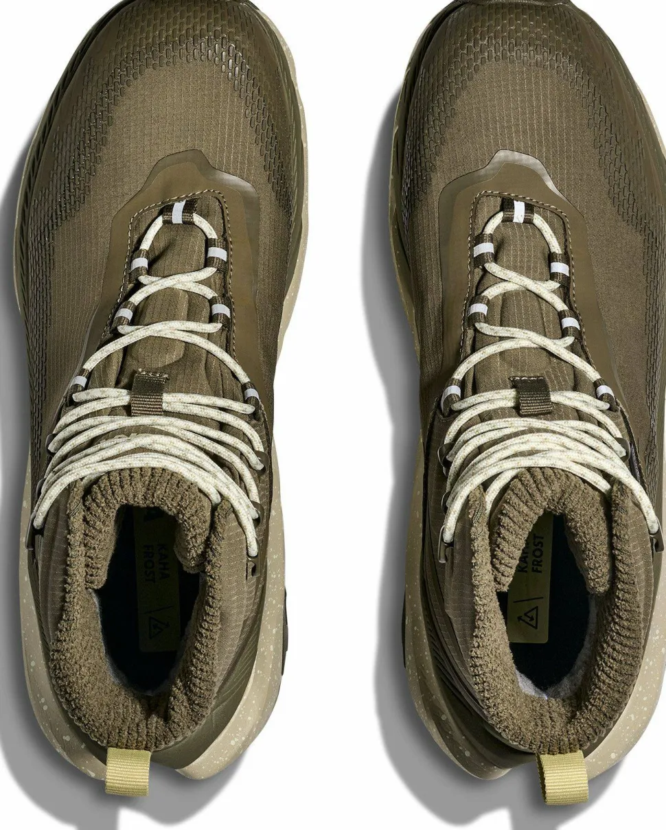Hoka Men's Kaha 2 Frost GORE-TEX Antique Olive/Oyster Mushroom