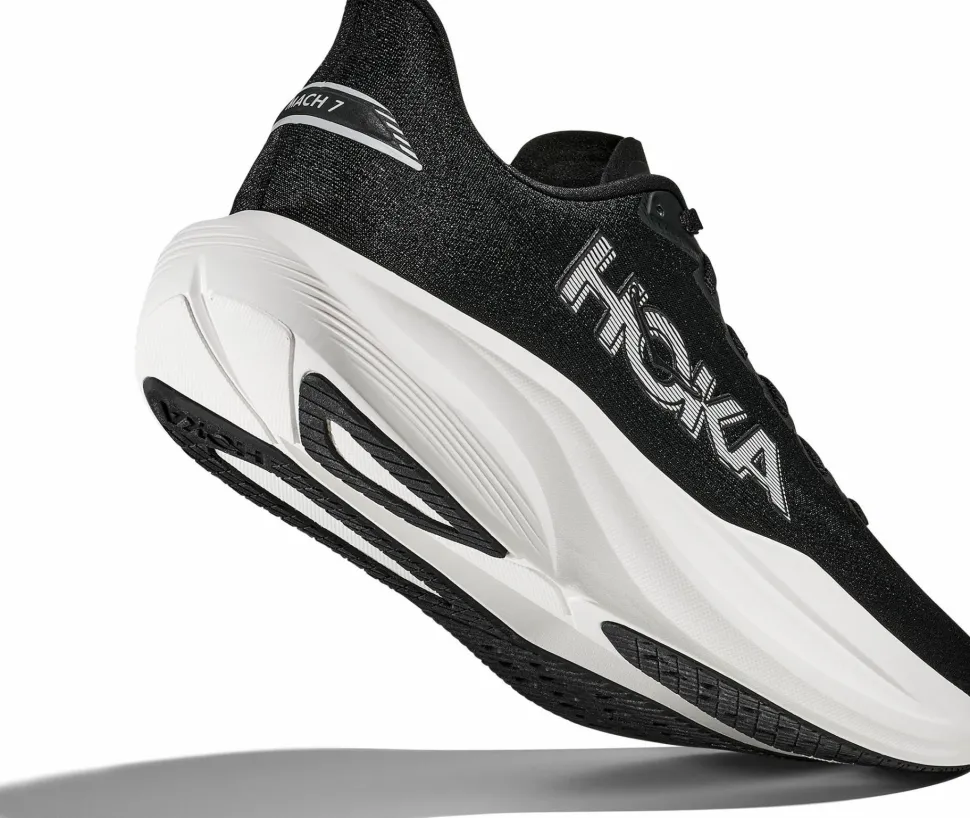Hoka Men's Mach 7 Black/White