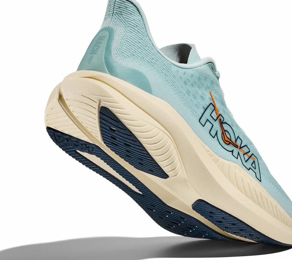 Hoka Men's Mach 6 Clear Sea/Sea Water