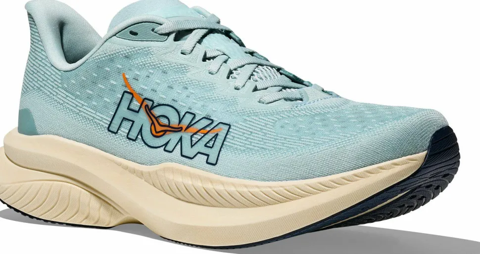 Hoka Men's Mach 6 Clear Sea/Sea Water