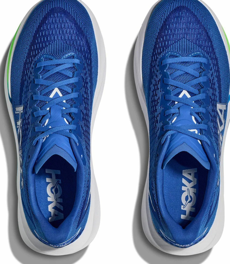 Hoka Men's Mach 7 Cobalt Blue/Neon Green