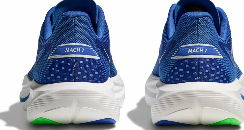 Hoka Men's Mach 7 Cobalt Blue/Neon Green