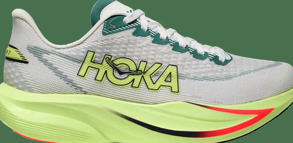 Hoka Men's Mach 7 Frost/Neon Yuzu