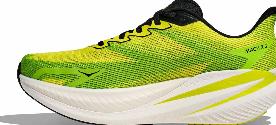 Hoka Men's Mach X 3 Neon Hoka Citrus/Neon Lime