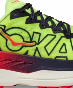 Hoka Men's Rocket X Trail Neon Yuzu/Neon Flame