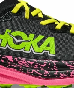 Hoka Men's Speedgoat 6 Black/Neon Rose