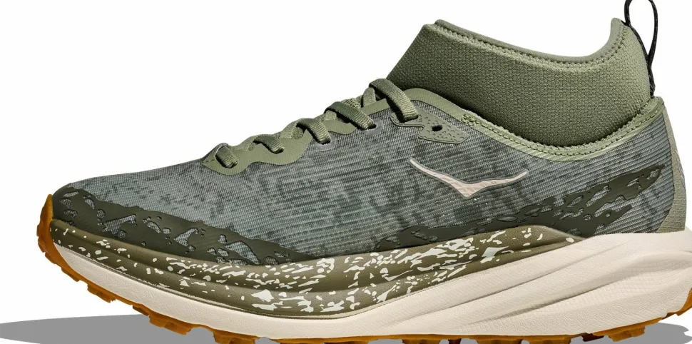 Hoka Men's Speedgoat 6 Mid GORE-TEX Sea Moss/Oat Milk