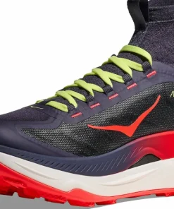 Hoka Men's Tecton X 3 Squid Ink / Neon Flame