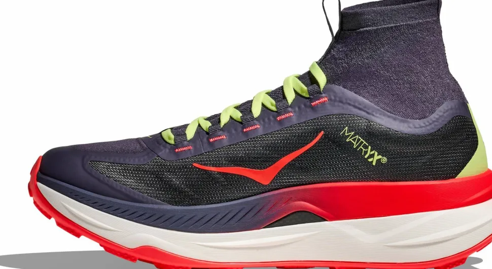 Hoka Men's Tecton X 3 Squid Ink / Neon Flame