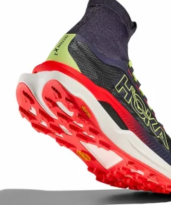 Hoka Men's Tecton X 3 Squid Ink / Neon Flame