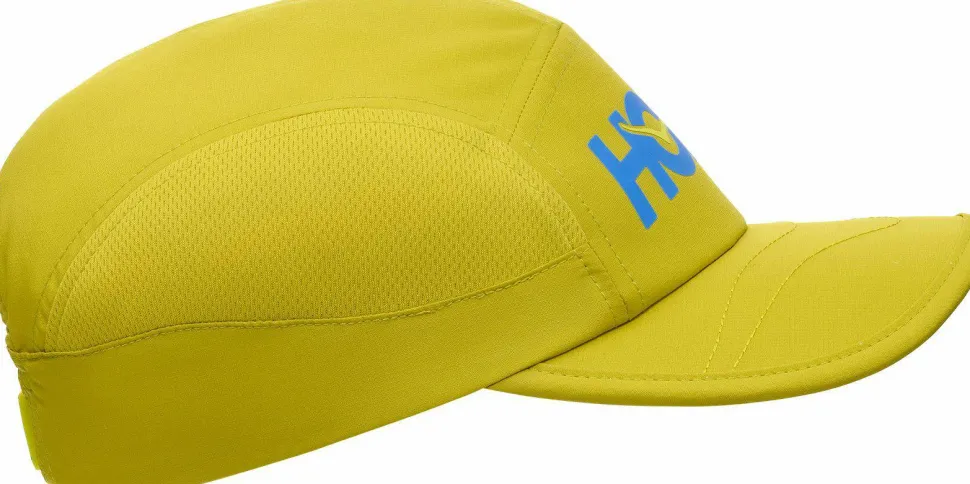 Hoka Run Hat Pea Green