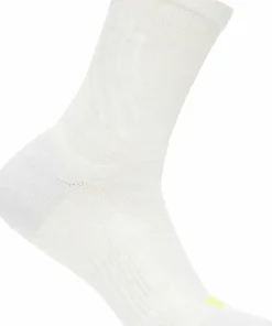Hoka Unisex Bondi 9 Crew Run Sock White