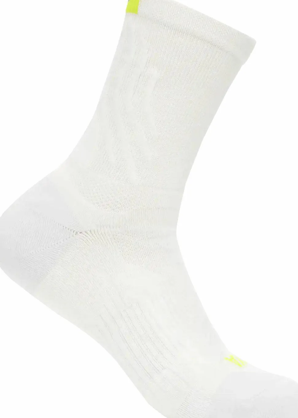 Hoka Unisex Bondi 9 Crew Run Sock White