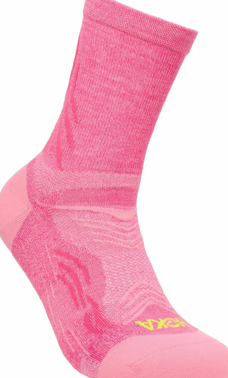 Hoka Unisex Bondi 9 Crew Run Sock Electric Rose