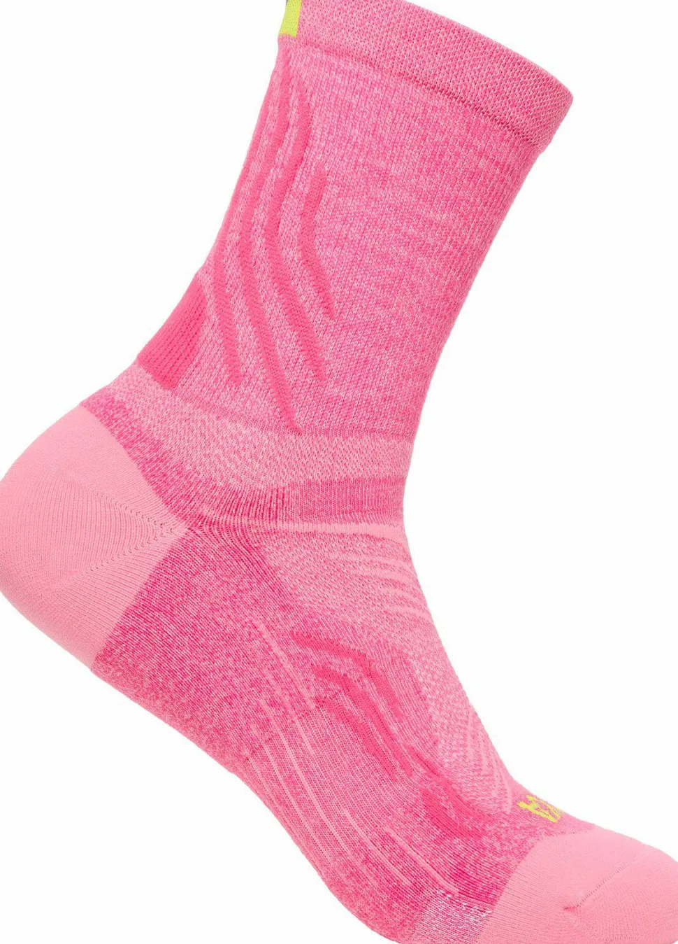Hoka Unisex Bondi 9 Crew Run Sock Electric Rose