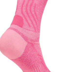 Hoka Unisex Bondi 9 Crew Run Sock Electric Rose