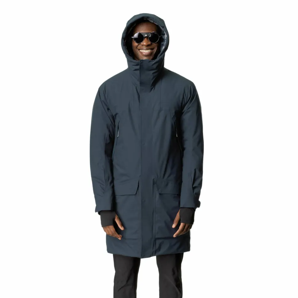Houdini Men's Fall In Parka Blue Illusion