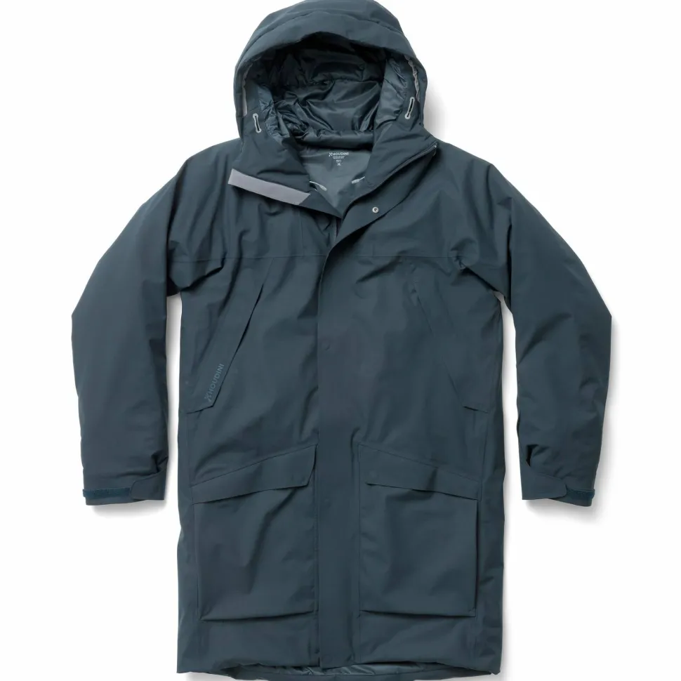 Houdini Men's Fall In Parka Blue Illusion
