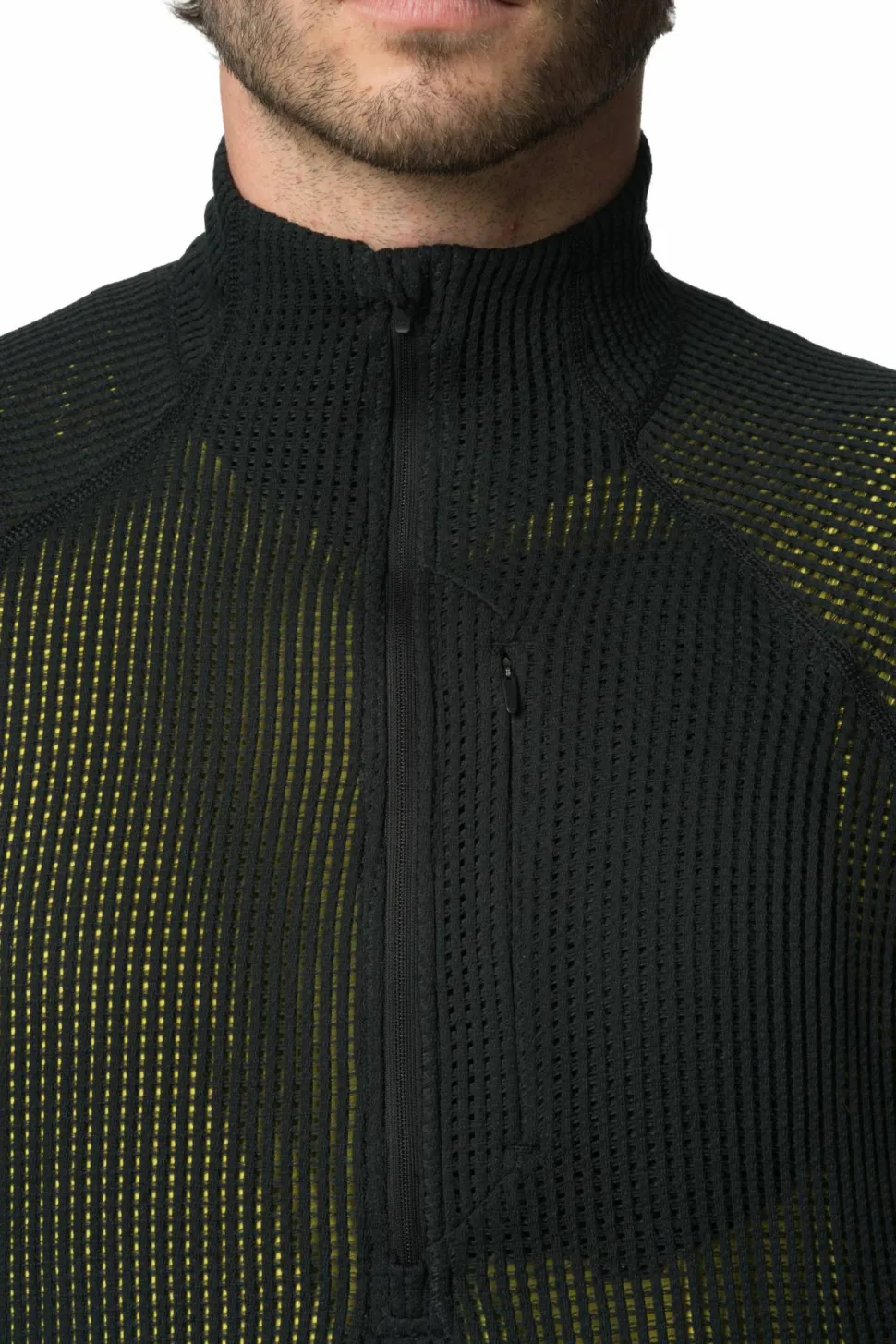 Houdini Men's Pace Flow Half Zip True Black