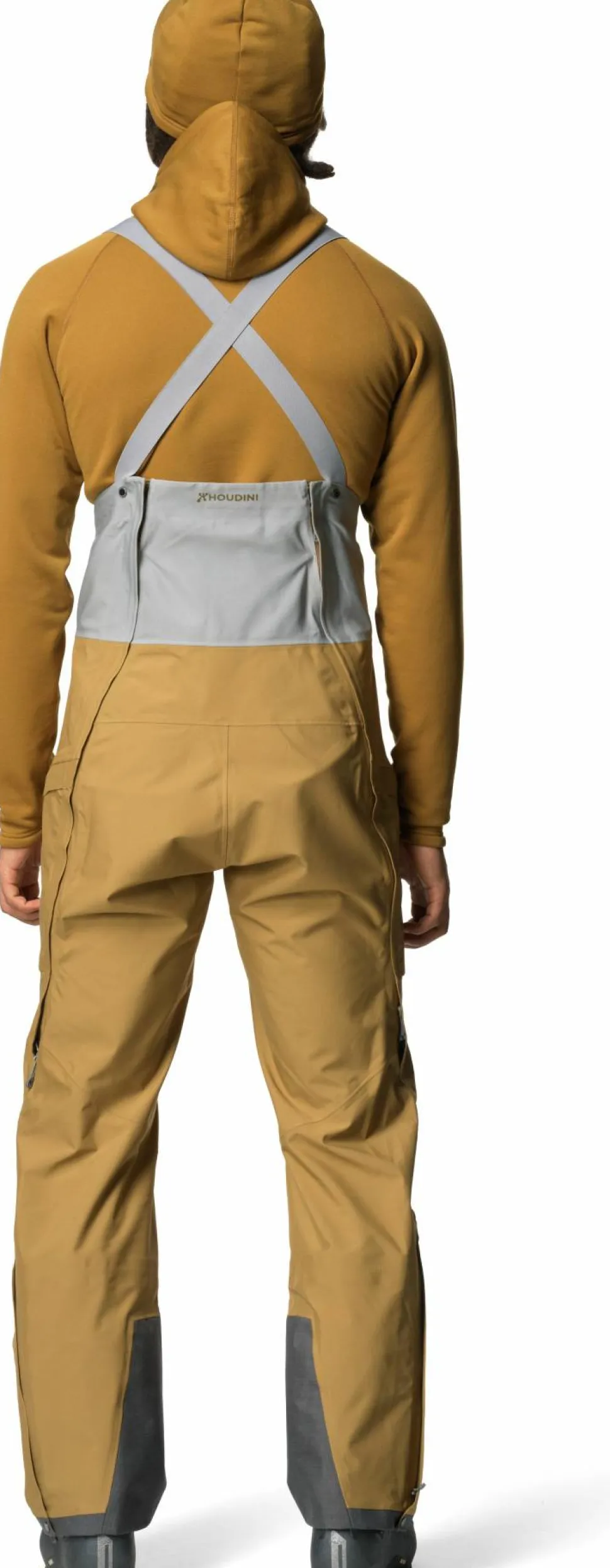 Houdini Men's Rollercoaster Bib Pants Greenish Gold