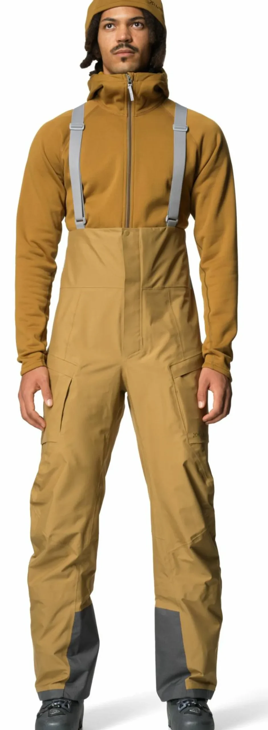 Houdini Men's Rollercoaster Bib Pants Greenish Gold