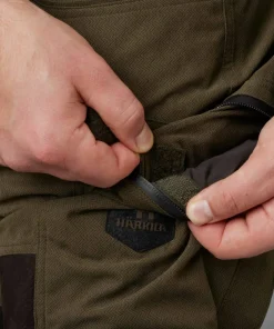 Härkila Men's Driven Hunt HWS Leather Pants Willow Green/Shadow Brown
