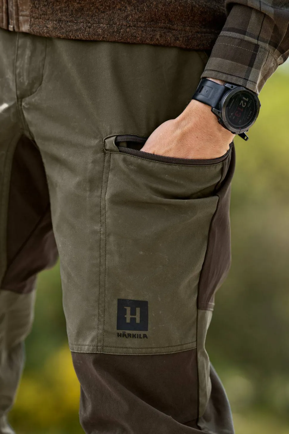 Härkila Men's Fjell Pants Grape Leaf/Willow Green