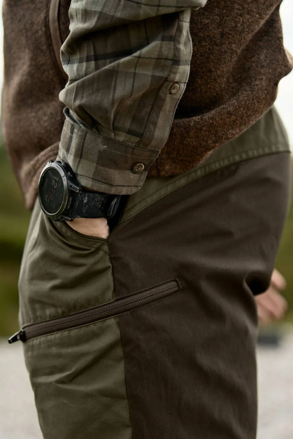 Härkila Men's Fjell Pants Grape Leaf/Willow Green