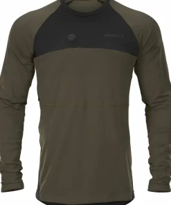 Härkila Men's Heat L/S T-shirt Willow Green/Black