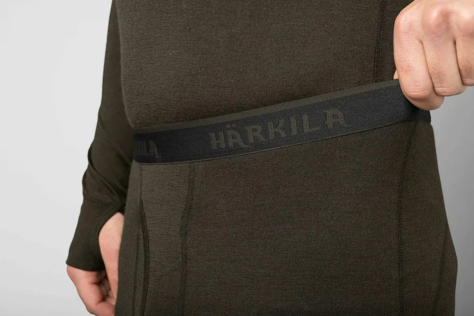 Härkila Men's Härkila Base All Season Long Johns Shadow Brown