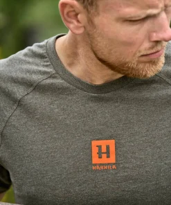 Härkila Men's Härkila Instinct S/S T-Shirt Green Melange