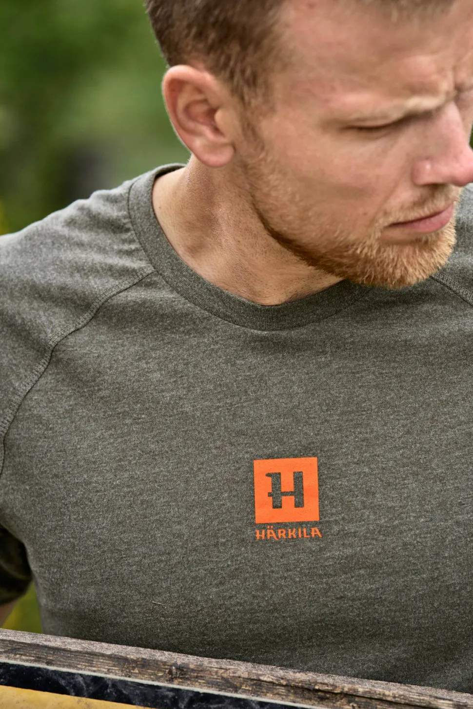 Härkila Men's Härkila Instinct S/S T-Shirt Green Melange