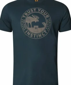 Härkila Men's Härkila Moose T-Shirt Dark Navy